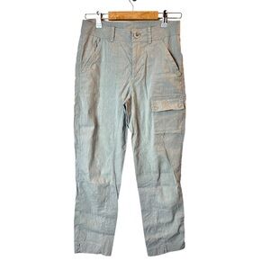 Fig Clothing Womens Tan Linen Pangs Size 4